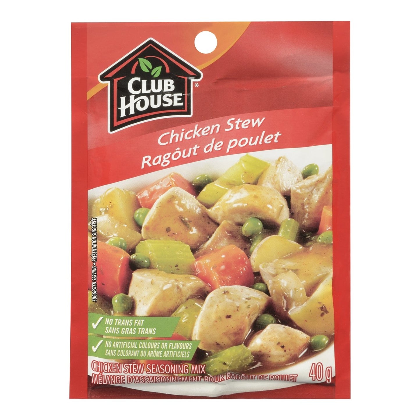 Club House Chicken Stew Seasoning Mix, 40g/1.4oz, Imported from Canada}