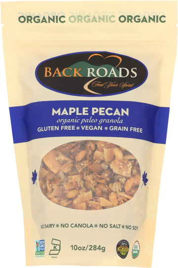 Back Roads Organic Maple Pecan Granola, 10 Oz