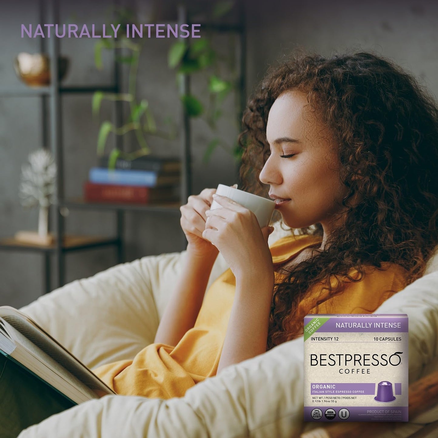 Organic Usda Bestpresso Coffee Aluminum Espresso Pods For Nespresso Original Machine 120 Pack (Variety Pack)