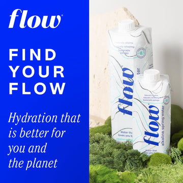 Flow Alkaline Spring Water - Refreshing Taste Of Natural Alkaline Water With Natural Electrolytes, Eco-Friendly Packaging, Non-G