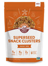 Manitoba Harvest Superseed Snack Clusters, Smoky BBQ - 5g Plant Based Protein and 6g Omegas 3 & 6 per 30g Serving - Non-GMO, Veg