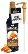 Syruvia Blue Curacao Syrup - Blue Curacao Syrup Flavor, 25.4 fl oz - Perfect for Cocktails, ice Tea, Desserts, Italian Sodas, Ic