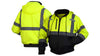 Pyramex Safety Rj3110S Rj31 Series Jackets Hi-Vis Lime Bomber Jacket - Size Small
