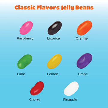 Jelly Beans Candy, Assorted Fruit And Licorice Flavors, Bulk Pack 3 Pounds