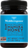 Wedderspoon Raw Premium Manuka Honey, Kfactor 12, 17.6 Oz, Unpasteurized, Genuine New Zealand Honey, Non-Gmo Superfood, Traceabl