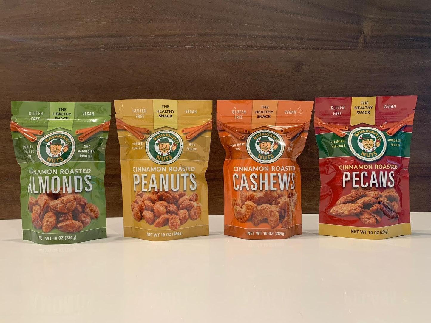 Magic Bavarian Cinnamon Roasted Cashews, 10 Oz - Sweet, Gluten-Free, Vegan Nuts, Made In The Usa