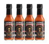 Gringo Bandito Super Hot Sauce Pack of 4, 5 Ounce Bottles, Spicy Flavor