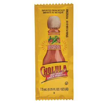 Cholula Original Hot Sauce Packets, 200 Count - One 200 Count Individual Hot Sauce Packets With Mexican Peppers And Signature Spice Blend, Perfect Single-Serve Size For Delivery And Takeout