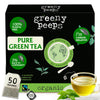 Greenypeeps Organic Green Tea Bags - Refreshing And Mellow Flavor - Pure Green Tea From Tender Top Leaves - Net Carbon Negative