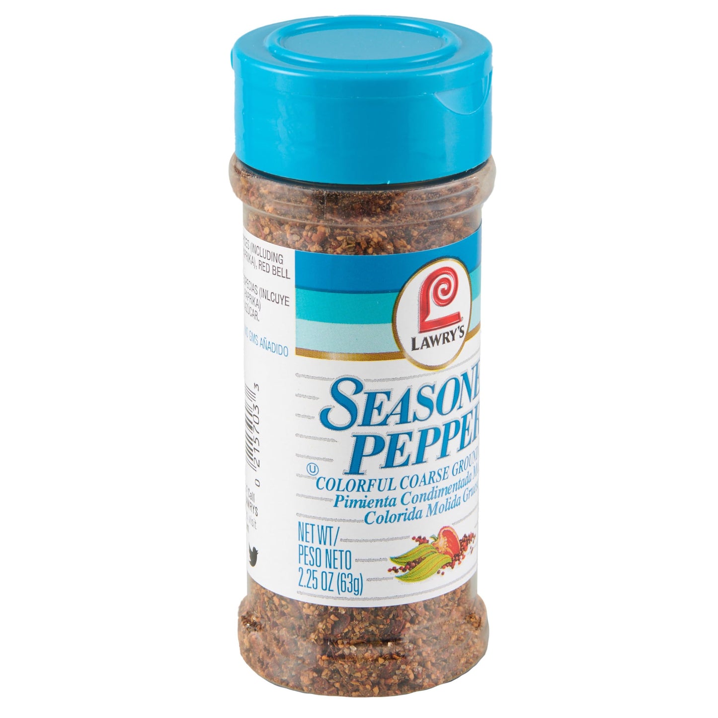 Lawry's Pepper Seasoning Course Ground, 2.25 Oz