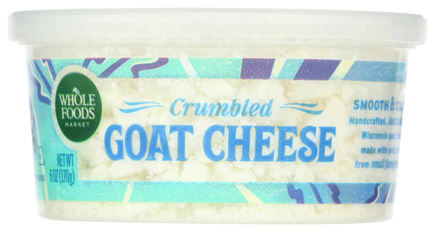 Whole Foods Market Goat Cheese Crumbles, 6 oz