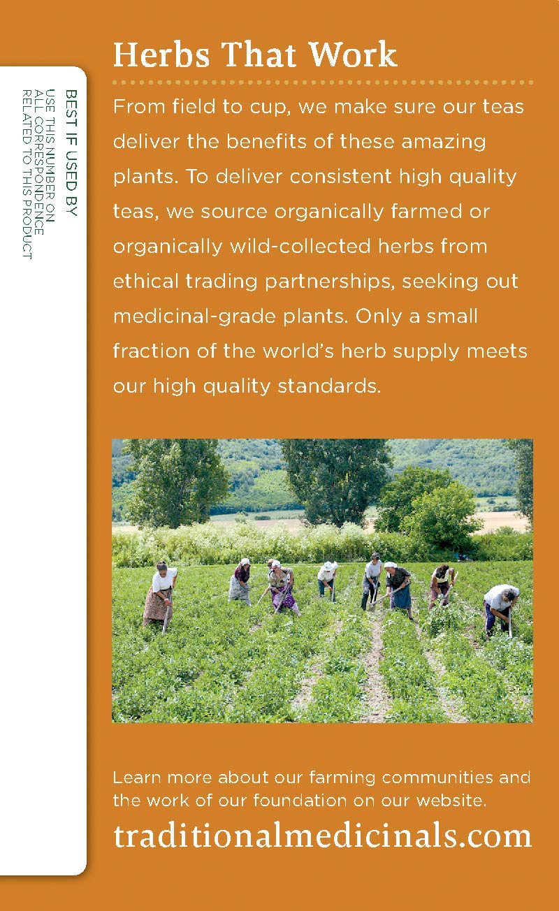 Traditional Medicinals Organic Gas Relief Chamomile Mint Herbal Tea, Relieves Gas & Bloating, (Pack Of 1) - 16 Tea Bags