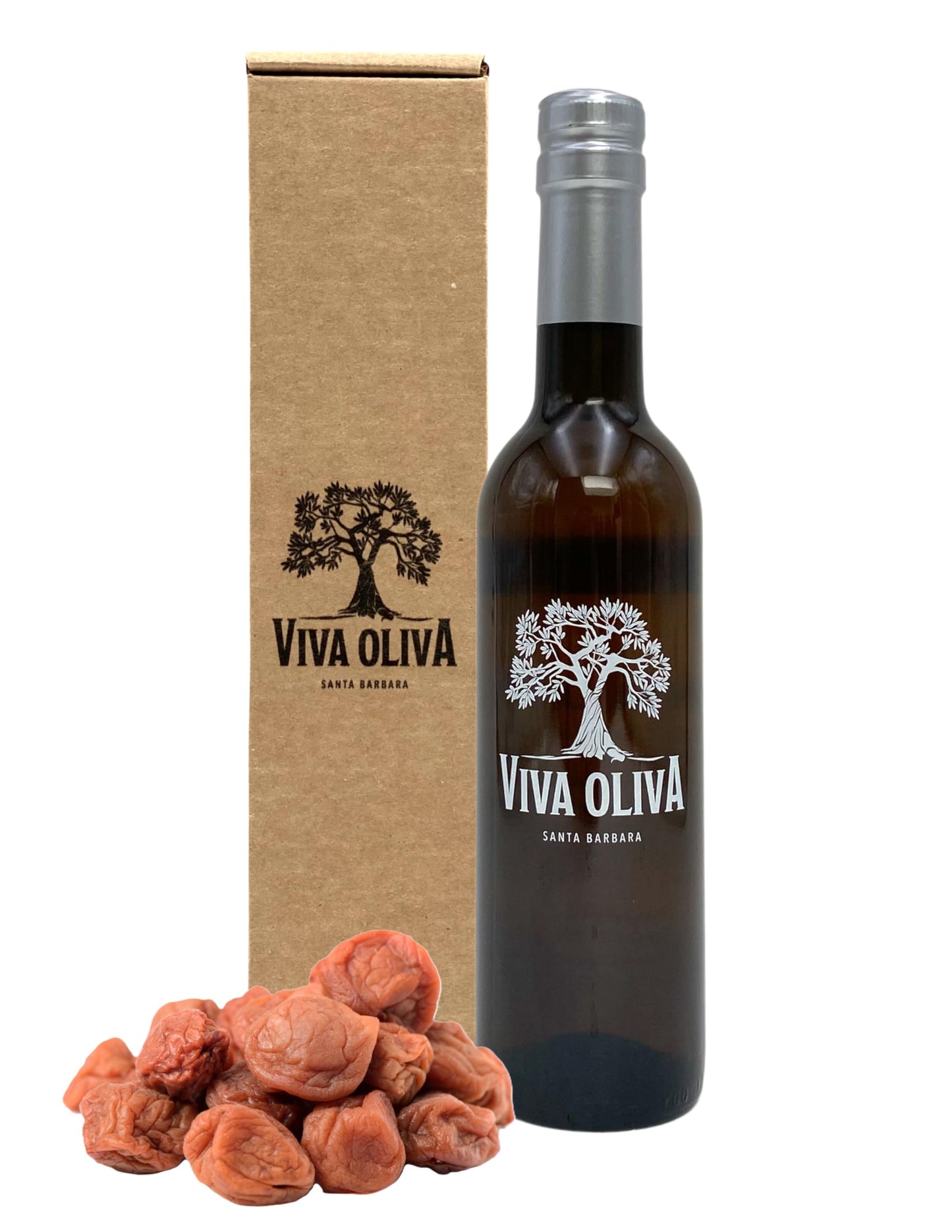 Viva Oliva Umeboshi White Balsamic Vinegar - Premium Quality - 375ml (12.7oz) - 100% Natural - Barrel Aged from Modena, Italy