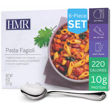 HMR Pasta Fagioli Entr e | Pre-packaged Lunch or Dinner to Support Weight Loss | Ready to Eat | Vegetarian | 14g of Protein | L