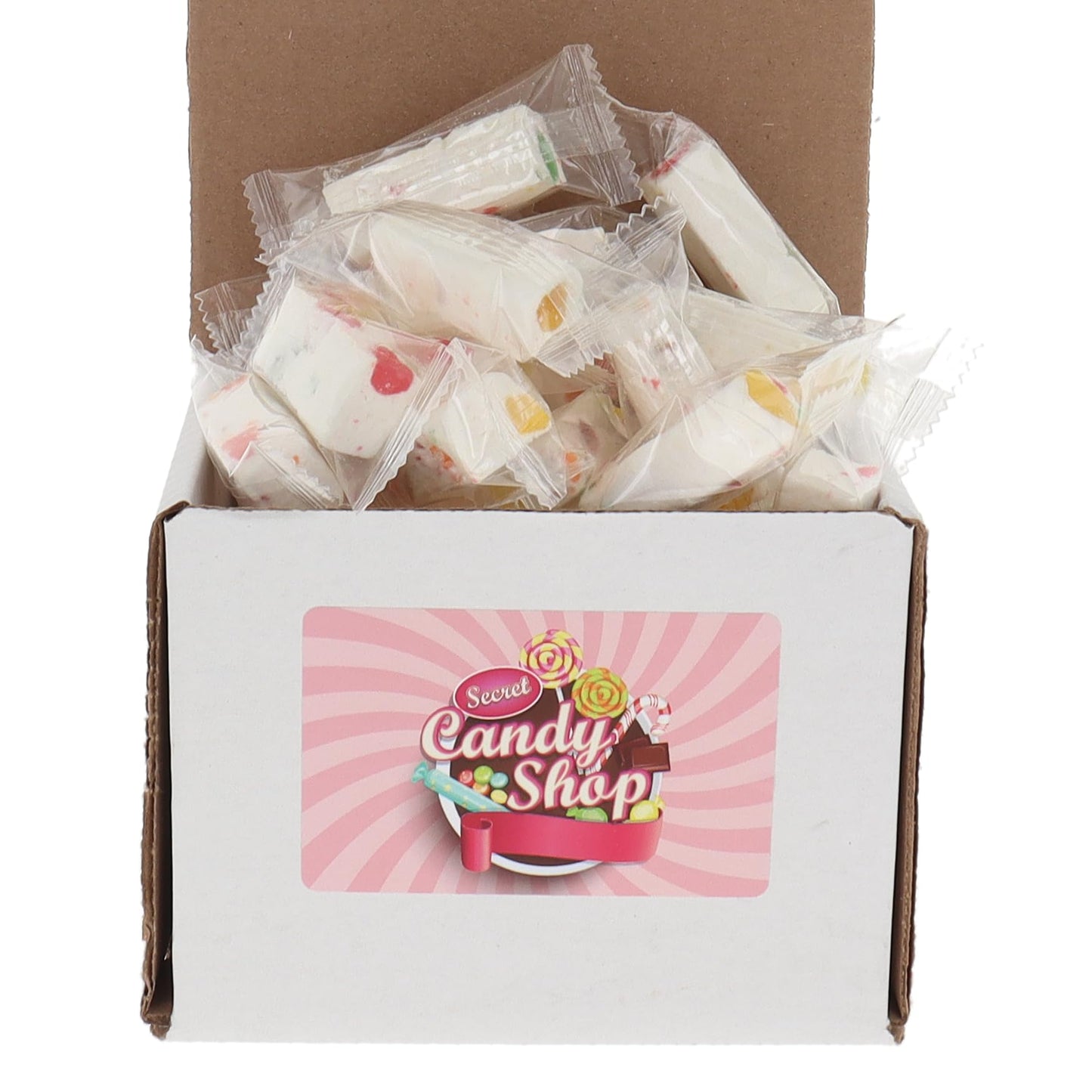 Secret Candy Shop Jube Jujube Nougats Soft Chewy Fruit Candy Bulk In Box (Original Flavors, 8Oz)