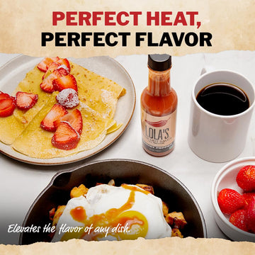 Lolas Fine Hot Sauce - Ghost Pepper | All-Natural, Gluten-Free, Keto | Created With Jolokia Ghost Peppers | Perfect for Eggs,
