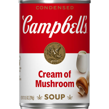 Campbell'S Condensed Cream Of Mushroom Soup, 10.5 Oz Can