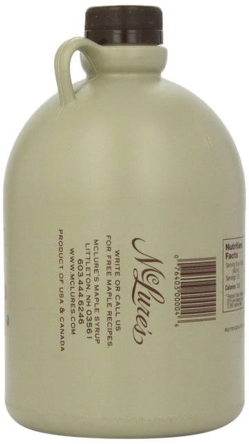 McLures Pure Maple Syrup, 64 Ounce