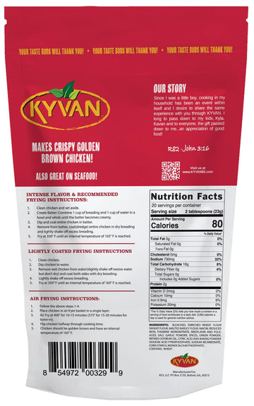 Kyvan Chicken Breading, Chicken Fry, 1 Lb