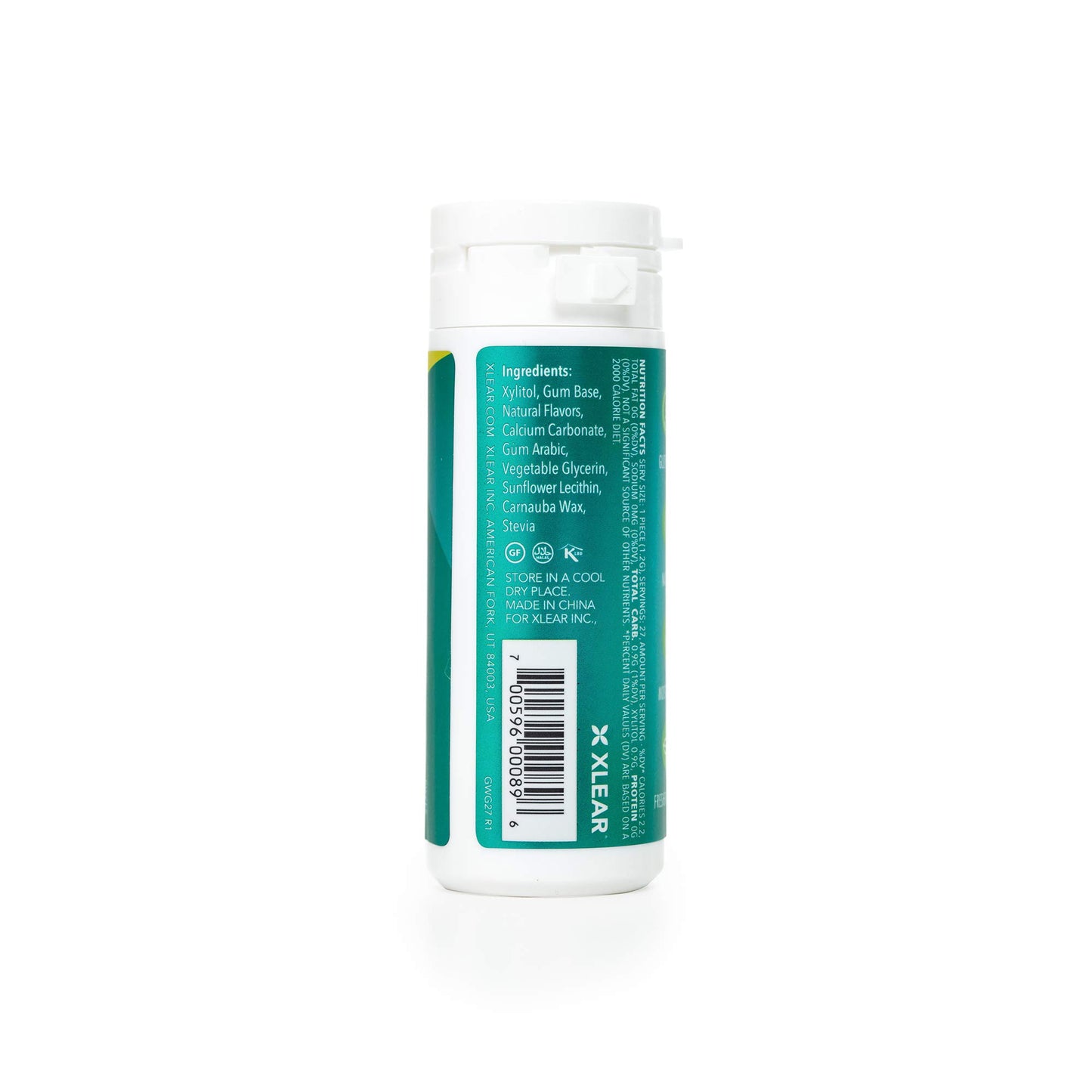 Spry Xylitol Chewing Gum - Aspartame-Free, Sugar Free, Wintergreen, 27 Count (Pack of 1)