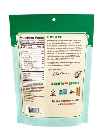 Bob'S Red Mill Pan-Baked Granola Coconut Spice, 11 Ounce (Pack Of 2)