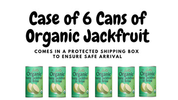 Jiva Organic Young Green Jackfruit 14 Ounce (Pack of 6) - BPA Free, Gluten Free, Jackfruit Canned, Delicious Vegan Meatless Alte