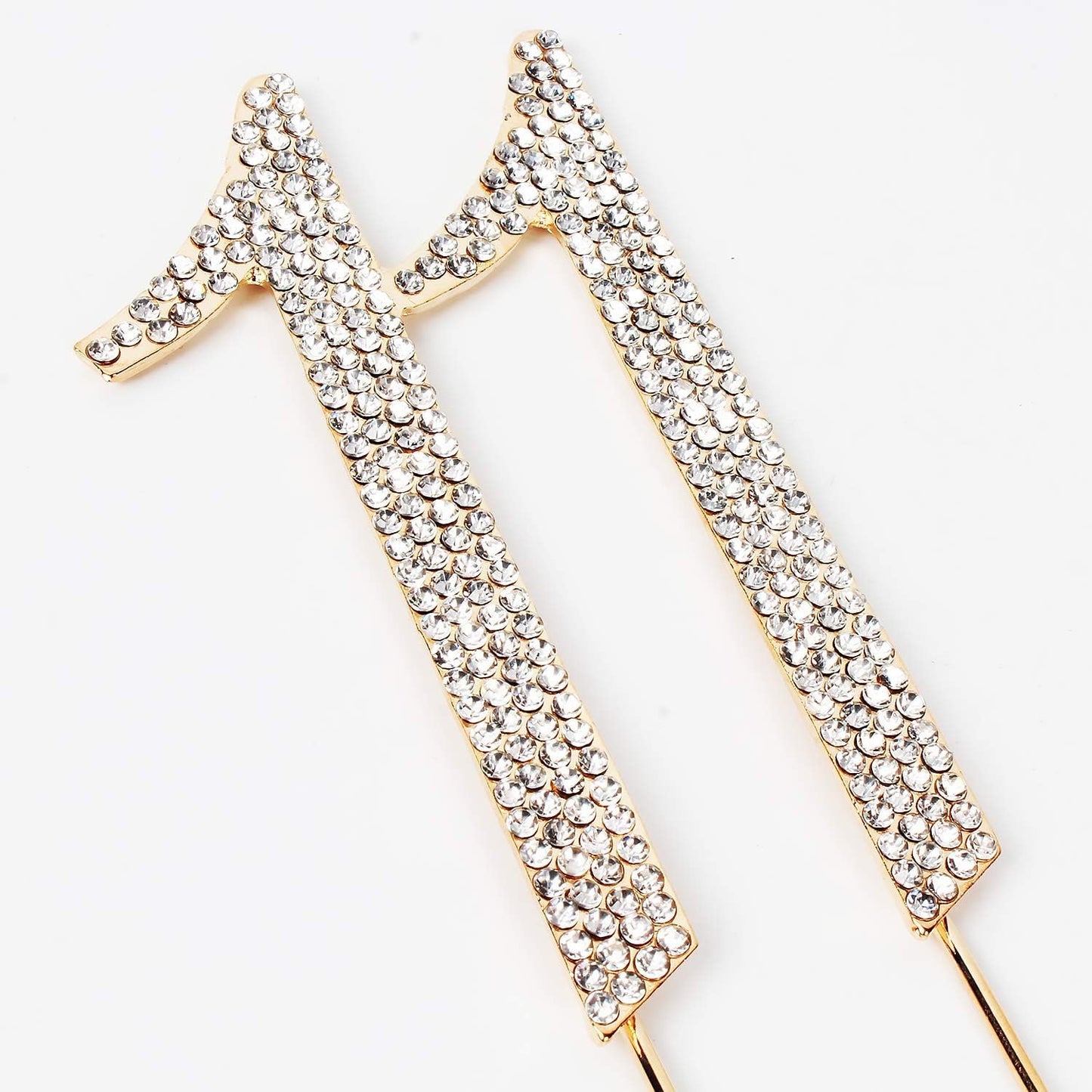 Hatcher Lee Bling Crystal Rhinestone 11 Birthday Cake Topper - Best Keepsake | 11Th Party Decorations Gold