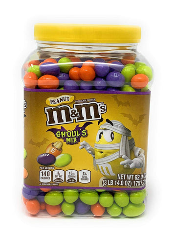 M&M'S Ghoul'S Mix Peanut Chocolate Halloween Candy (62Oz.),, 62 Oz ()