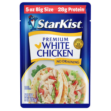 Starkist Premium White Chicken, 5 Oz Pouch (Pack Of 12)