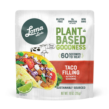 Loma Linda - Plant-Based Complete Meal Solution Packets (Taco Filling (10 Oz.), 12 Pack)