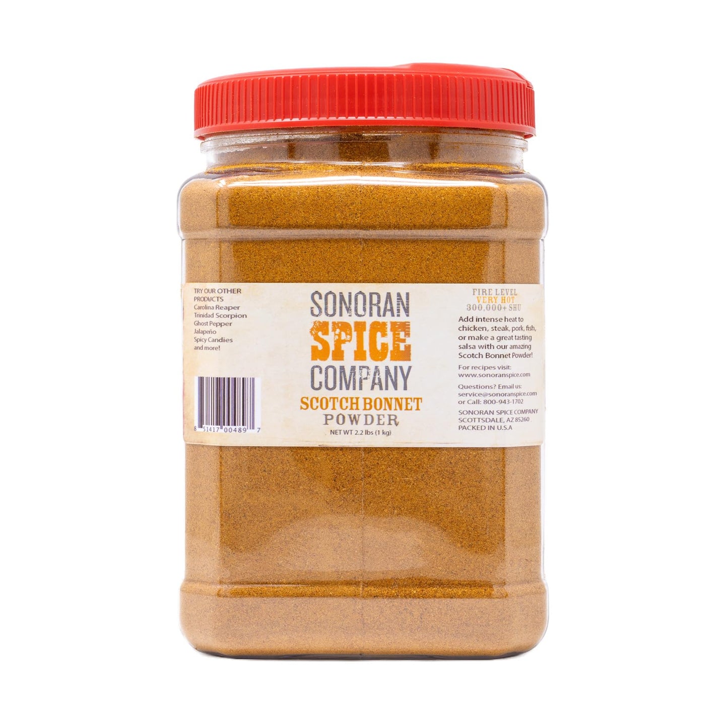Scotch Bonnet Powder (1 Kg (2.2 Lbs))