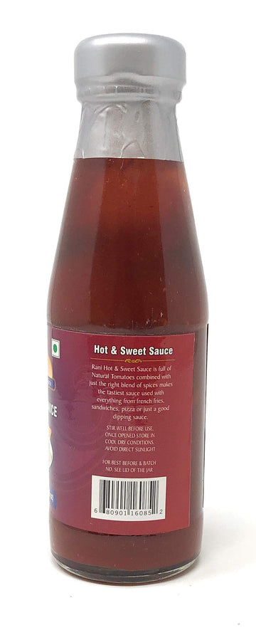 Rani Hot & Sweet Sauce 7Oz (200G) Glass Jar, Vegan, Perfect For Dipping, Savory Dishes & French Fries! ~ Gluten Free | Non-Gmo |