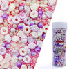 Doughnut Sprinkles Candy Mix Size Edible Pearls Cake Decorations Cupcake Toppers Cookie Decorating Perfect for Wedding Party Val