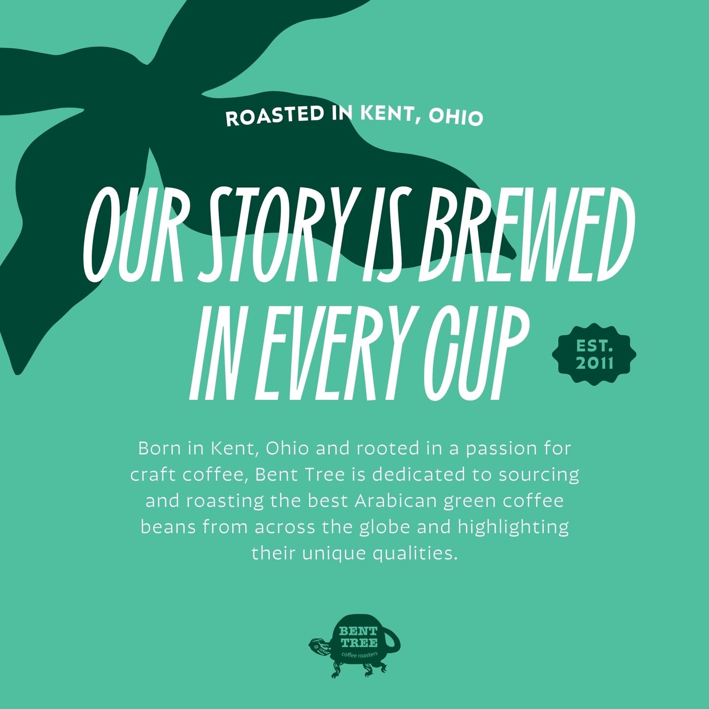 Bent Tree Coffee Roasters Organic Coffee, 12oz (Breakfast Blend), Whole Bean Coffee, Medium Roast, USDA Organic, Full Body, Smoo