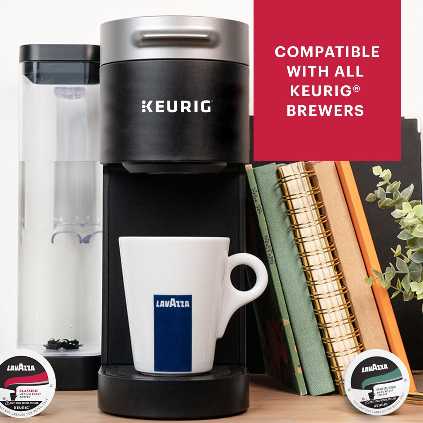 Lavazza Singleserve Coffee Kcups For Keurig Brewer, Classico, 160 Count, (Pack Of 4)