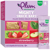 Plum Organics Mighty Snack Bars - Strawberry - 0.67 Oz Bars (Pack Of 6) - Organic Fruit And Vegetable Toddler Food Snack Bars