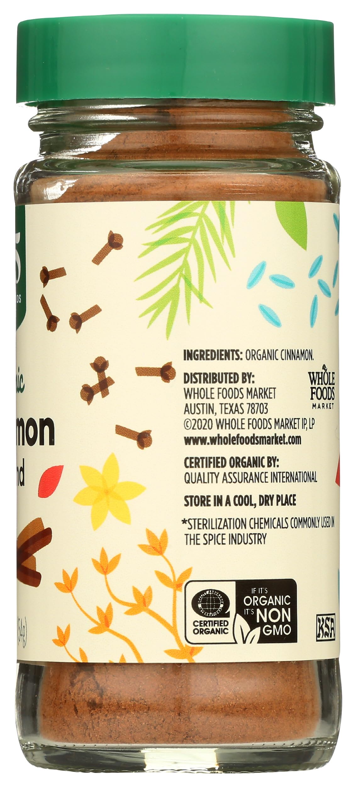 365 by Whole Foods Market, Organic Ground Cinnamon, 1.9 Ounce