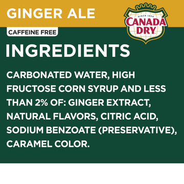 Canada Dry Ginger Ale Soda, 10 Fl Oz Bottles, Pack of 6