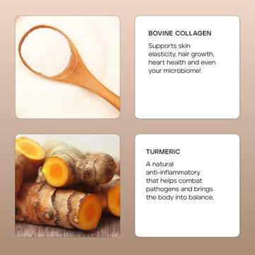 Kroma Premium Grass Fed Beef Bone Broth, Dairy & Gluten Free Powder Mix With Collagen, Protein, Turmeric & Other Organic Ingredi