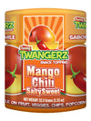 Twang Twangerz Flavored Salt Snack Topping - Lime, Lemon Lime, Chili Lime, Mango Chili Dill Pickle (Mango Chili, 4 Pack)