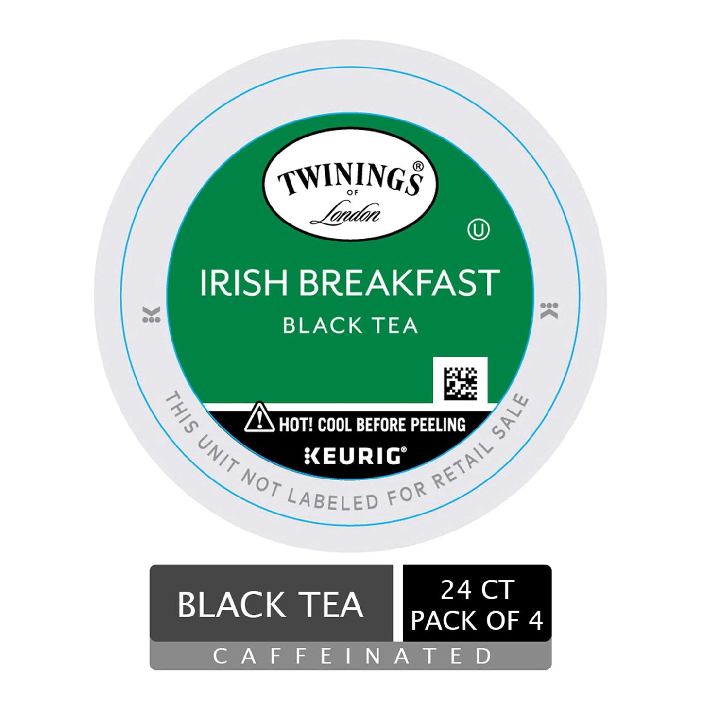 Twinings Of London Irish Breakfast Tea K-Cups For Keurig, 24 Count (Pack Of 4)