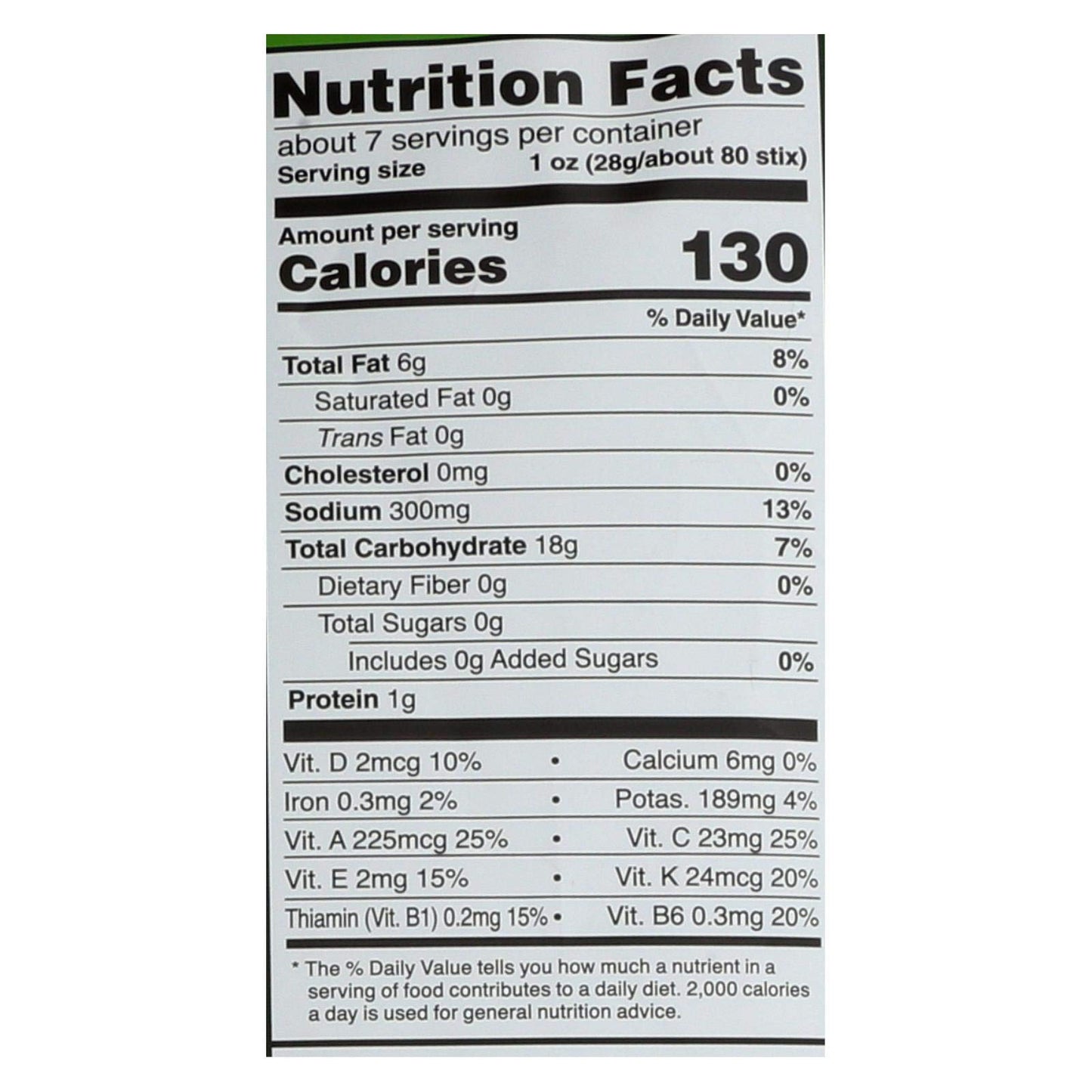 Good Health Veggie Stix, 6.75 Ounce (Pack of 10)
