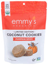 Emmy's, Cookie Coconut Pumpkin Spice Organic, 6 Ounce (Pack of 8) | Gluten-Free Organic Cookies, Vegan, Paleo-Friendly