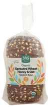 365 By Whole Foods Market, Organic Sprouted Honey Oat Sandwich Bread, 22 Ounce