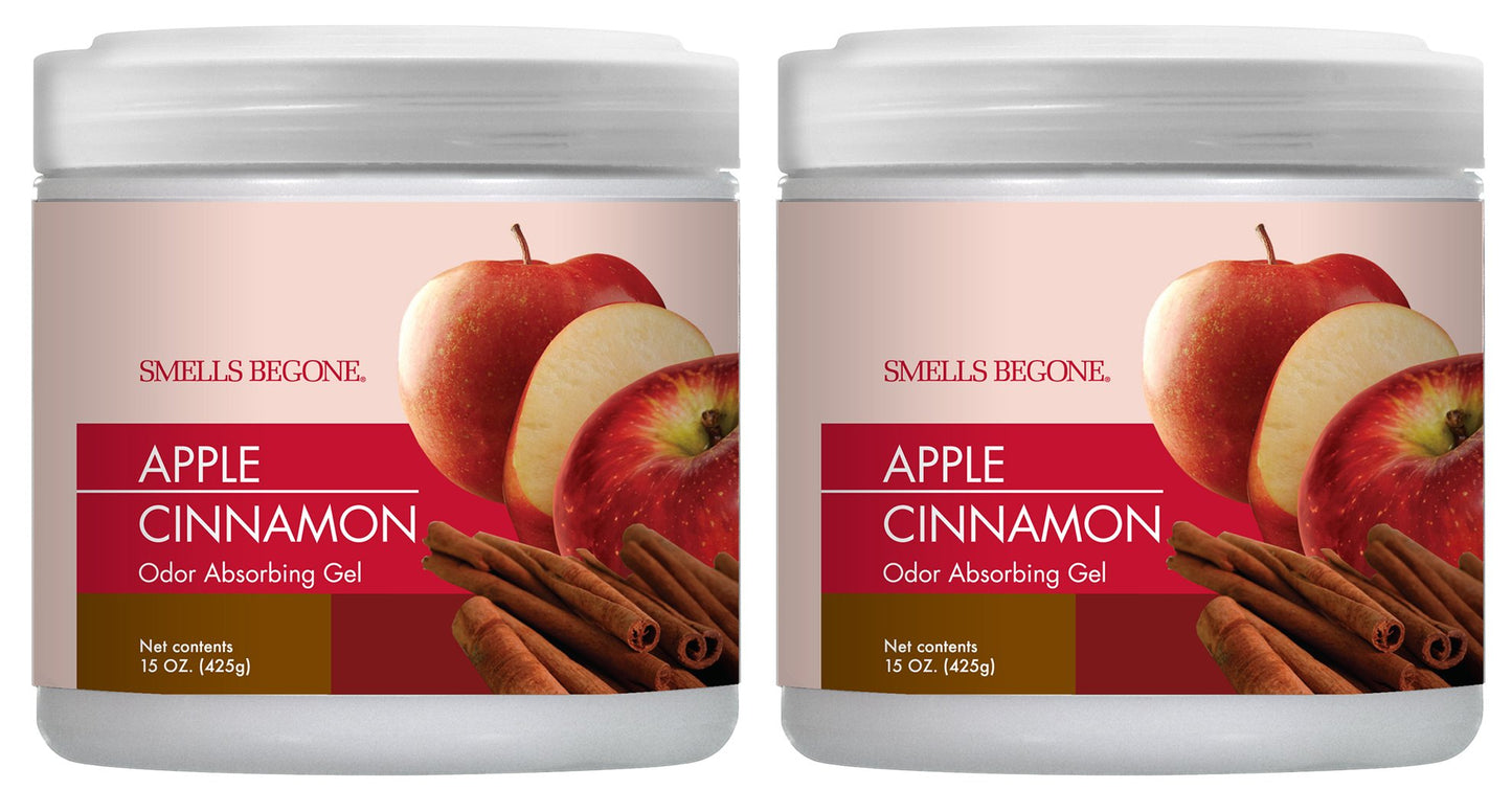 Smells Begone Air Freshener Odor Absorber Gel - Made With Essential Oils - Absorbs And Eliminates Odor In Pet Areas, Bathrooms,