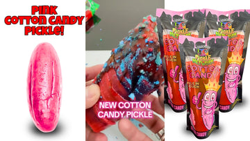Cotton Candy Pickle In A Pouch (Pack Of 3) Flavored Pickles, As Seen On Tiktok By Food Crush