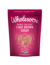 Wholesome Sweeteners 24-Ounce Organic Light Brown Sugar, Fair Trade, Non GMO, Gluten Free & Vegan, Sugar for Baking and Glazing,