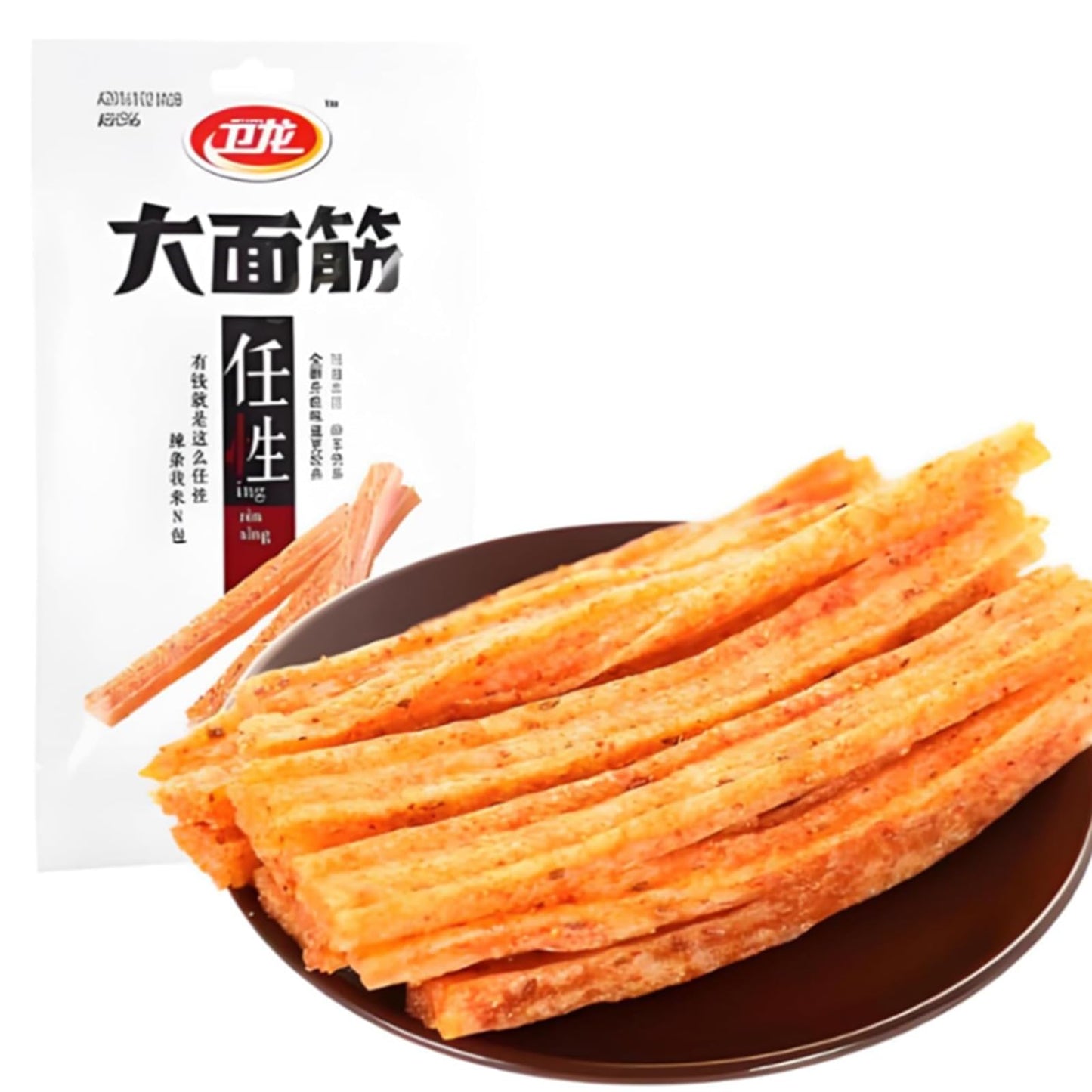 Spicy Layer Weilong Latiao Spicy Gluten A Small Layergift Pack Chinese Special Casual Snack Food Weilong Latiao Enjoy Delicious Food Anytime.6.88Oz/195G/3Pack