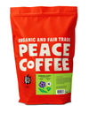 Peace Coffee Morning Glory Signature Blend | 5 lb Whole Bean Light Roast | Organic Fair Trade | Smooth, Mild Flavor | Shade Grow