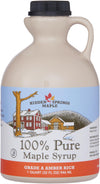 Hidden Springs Maple Amber Rich Quart 100% Pure Maple Syrup Usa/Can, Bpa-Free Jug